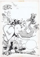 Couverture de Spirou et Fantasio par Franquin