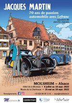 Jacques Martin et Lefranc : la passion de l'automobile à Molsheim