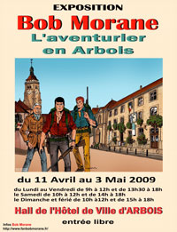 Exposition Bob Morane à Arbois (Jura)