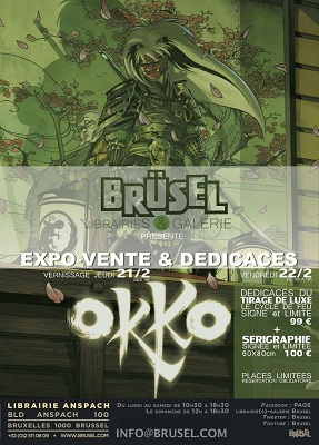 Okko à la librairie-galerie Brüsel !