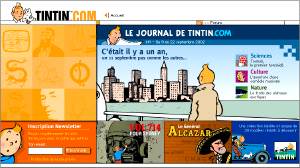 Tintin anime les sites de France Télévision