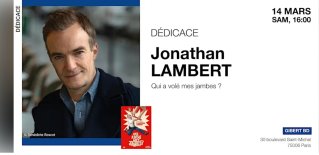 Jonathan Lambert chez GibertBD Saint-Michel