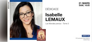 Isabelle Lemaux chez Gibert Saint-Michel (Paris)