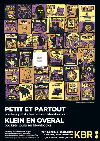 Pop-up expo : Petit et partout : poche, petits formats et blow books - Bruxelles