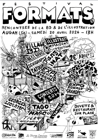 Festival Formats - 4e édition - Rencontres de la BD et de l'Illustration (56800 Augan)