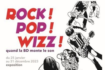 "Rock ! Pop ! Wizz ! Quand la BD monte le son" au Musée de la bande dessinée d'Angoulême