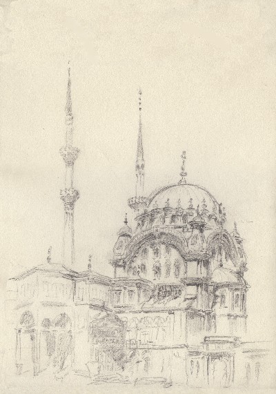 Mosquée à Constantinople