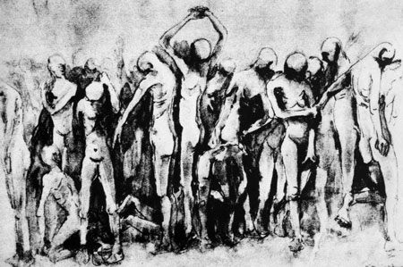 KZ - Dessins de prisonniers de camps de concentration nazis - Par Arturo Benvenutti - Steinkis