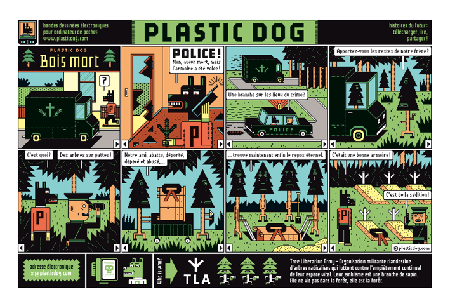 Plastic Dog : proto-bande dessinée numérique 