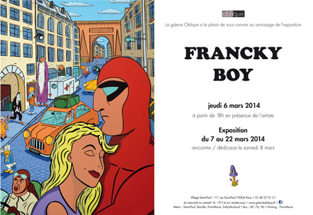 Francky Boy à la Galerie Oblique (Paris)