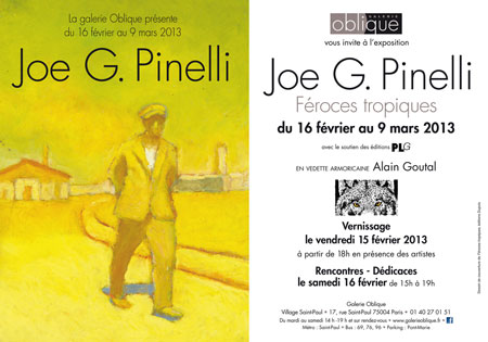 Exposition Joe G. Pinelli à la Galerie Oblique Paris