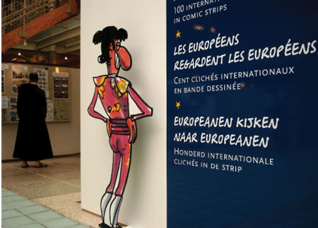 Au Centre Belge de la BD, les Européens croquent les Européens