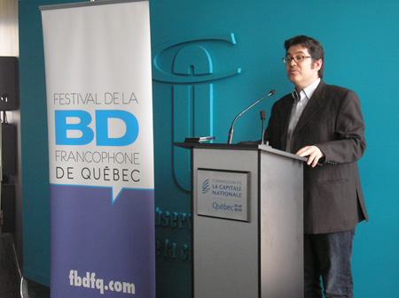 Thomas-Louis Côté (DG du Festival de la BD francophone de Québec) : « En 10 ans, on a réussi à redévelopper complètement l'événement. »
