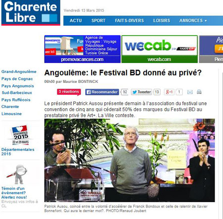 9e Art + va-t-il faire main basse sur le Festival d'Angoulême ?