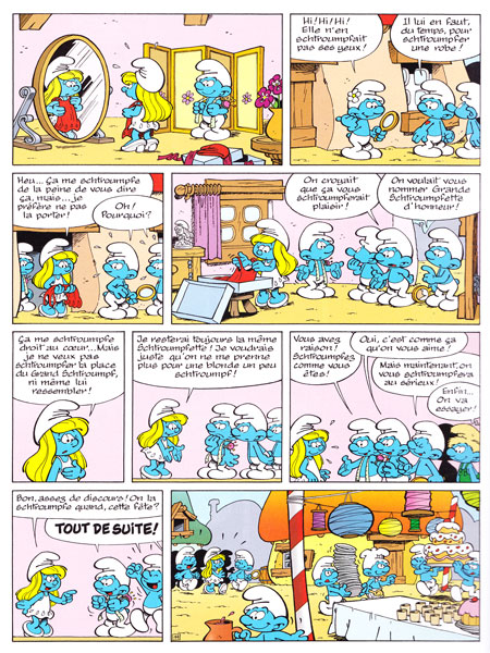 La Schtroumpfette Est L Avenir Du Schtroumpf Air Connu Actuabd