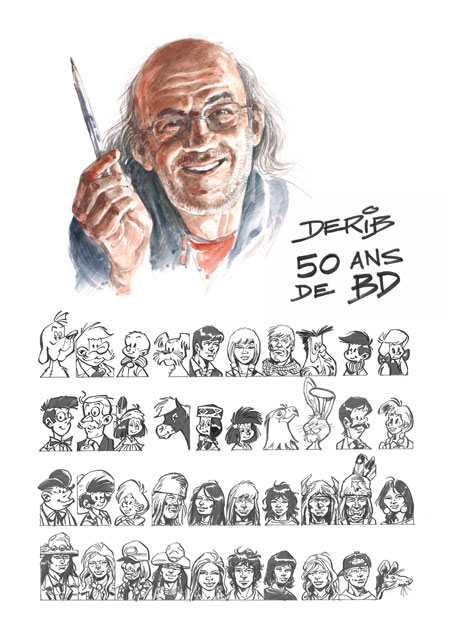 Derib Derib célèbre ses 50 ans de carrière au 8e festival d’Aubenas - ActuaBD