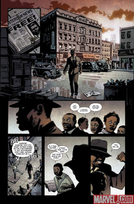 Luke Cage- Noir : « Clair de lune sur Harlem » - Par M. Benson, A. Glass & S. Martinbrough – Panini Comics