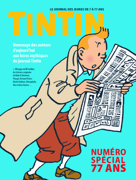 Le Journal de Tintin revient pour ses 77 ans