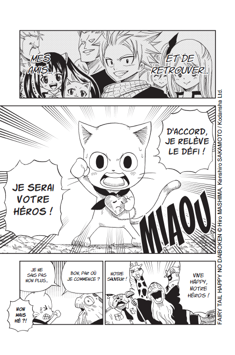 Fairy Tail - La grande aventure de Happy T1 - Par Kenshirô Sakamoto - nobi nobi