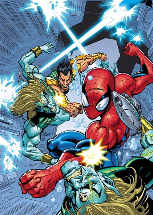 Le docteur Raoult devient un nouveau « Villain » dans les aventures de Spider-Man, avec Namor en guest-star.