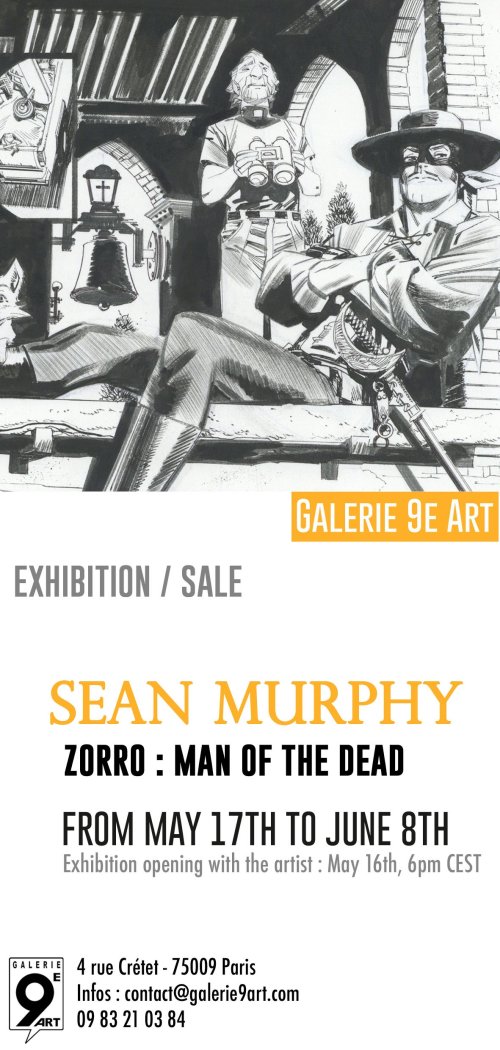 Exposition à Paris : Sean Murphy - Zorro® : Man of the Dead