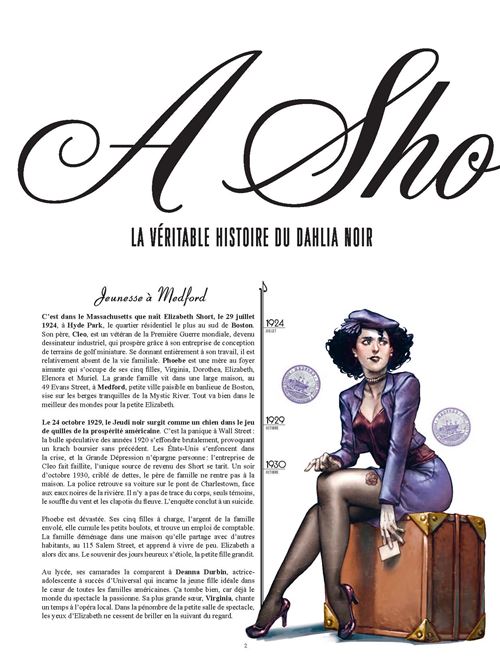 « A short Story - La véritable histoire du Dahlia Noir » - Par Run et Florent Maudoux - Éd. Label 619/Rue de Sèvres