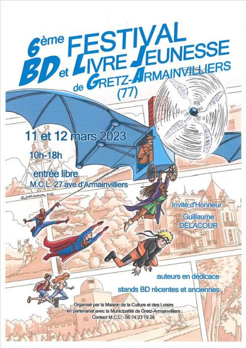 6e Festival BD et Livre Jeunesse de Gretz Armainvilliers (77)