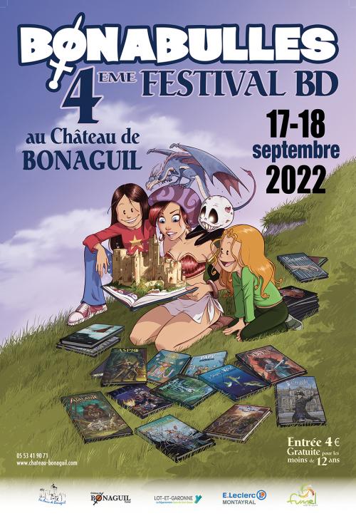 Bonabulles, 4e festival de BD au château de Bonaguil à Saint-Front-sur-Lémance (47)