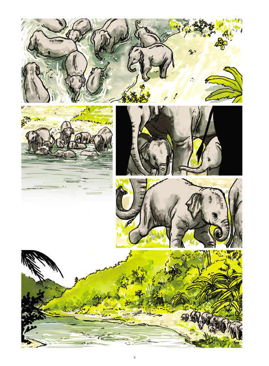Un Million d'éléphants - Par J.-L. Cornette et Vanyda - Futuropolis