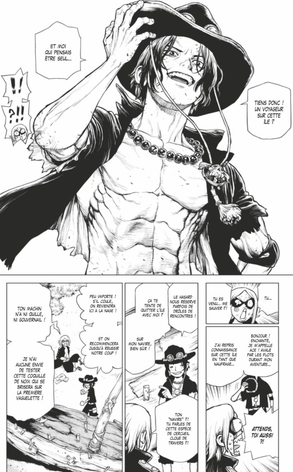 "One Piece Episode A" : Luffy à la sauce Dr Stone