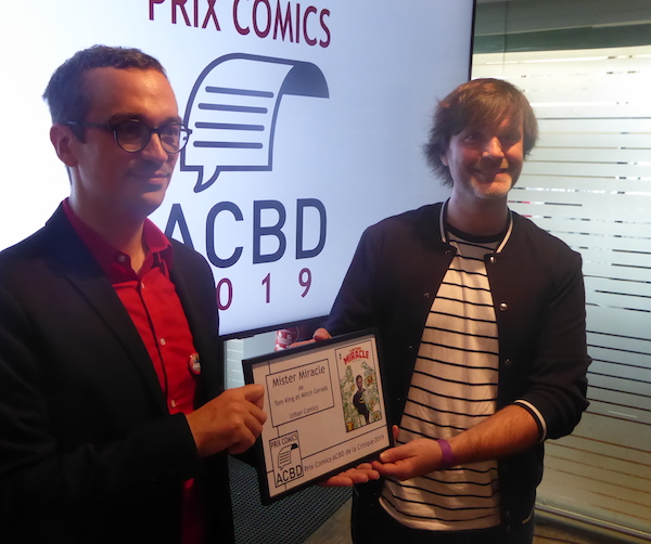 Remise du premier Prix Comics ACBD 