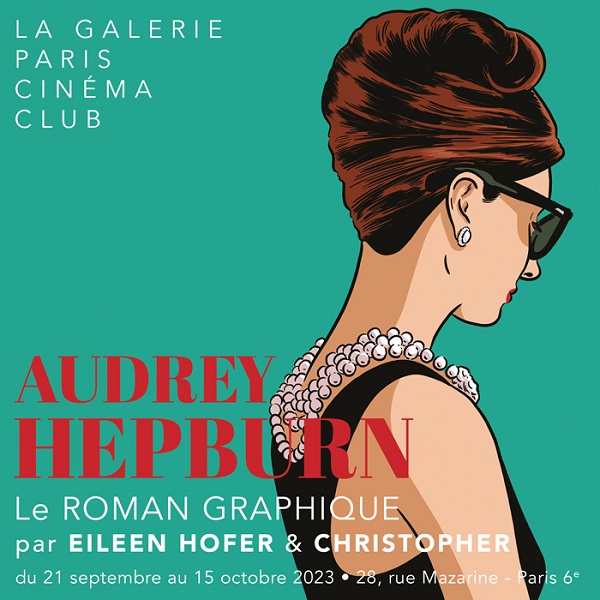 Le roman graphique Audrey Hepburn exposé à Paris 