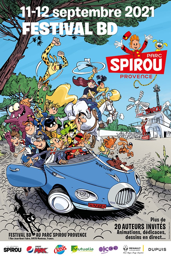 Cette année, le Festival Spirou se déroulera dans le Parc Spirou Provence