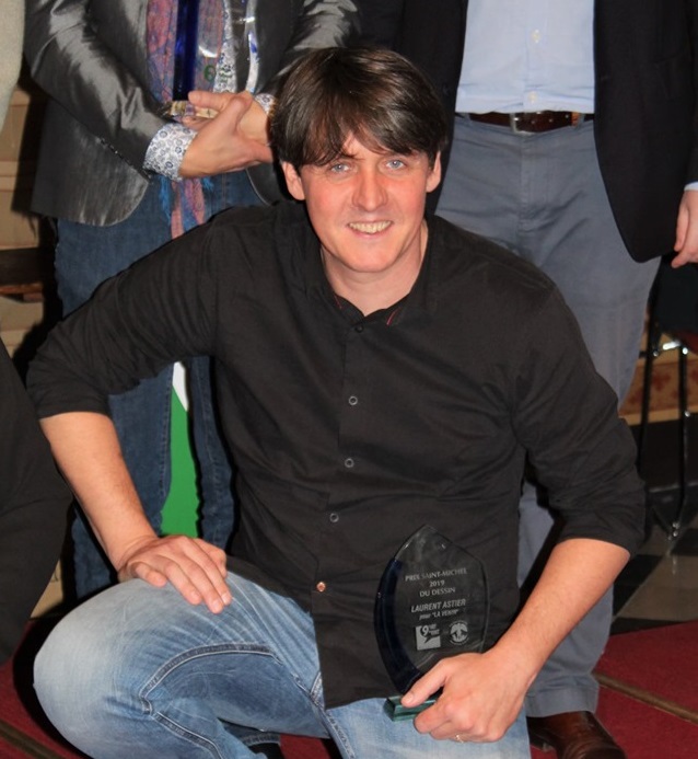 Prix Saint-Michel 2019 : Laurent Astier, scénariste et dessinateur, récompensé pour son dessin