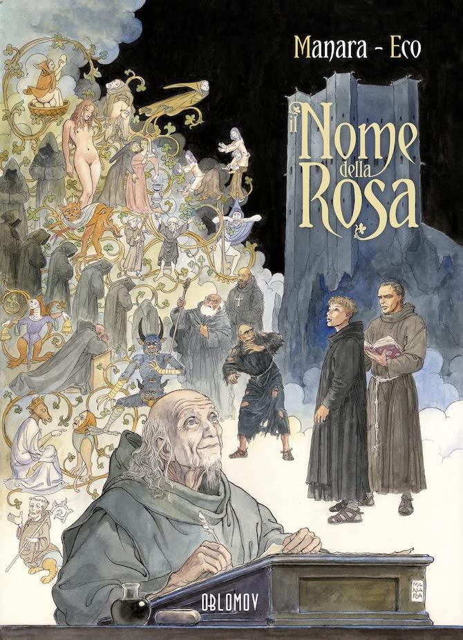 "Le Nom de la Rose" d'Umberto Eco adapté en bande dessinée par Milo Manara