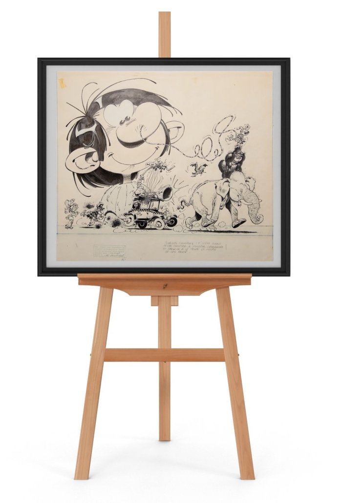 Angoulême 2023 : vente exceptionnelle d'un original de Franquin sur Catawiki 