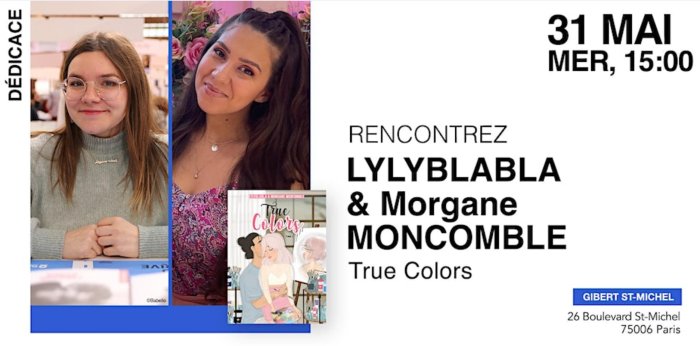 Gibert Paris : Lylyblabla et Morgane Moncomble