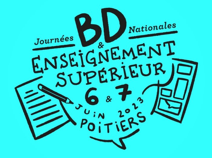 Journées nationales BD & enseignement supérieur à l'Université de Poitiers