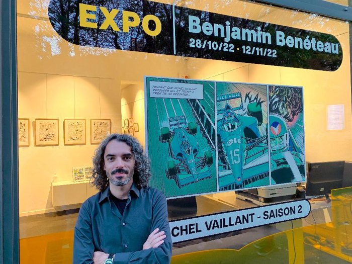 Bruxelles - La Galerie de la Bande Dessinée expose le dessinateur Benjamin Benéteau ("Michel Vaillant - Saison 2")