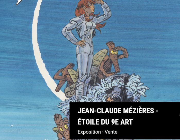 Galerie 9e Art (Paris) - Jean-Claude Mézières - Étoile du 9e Art