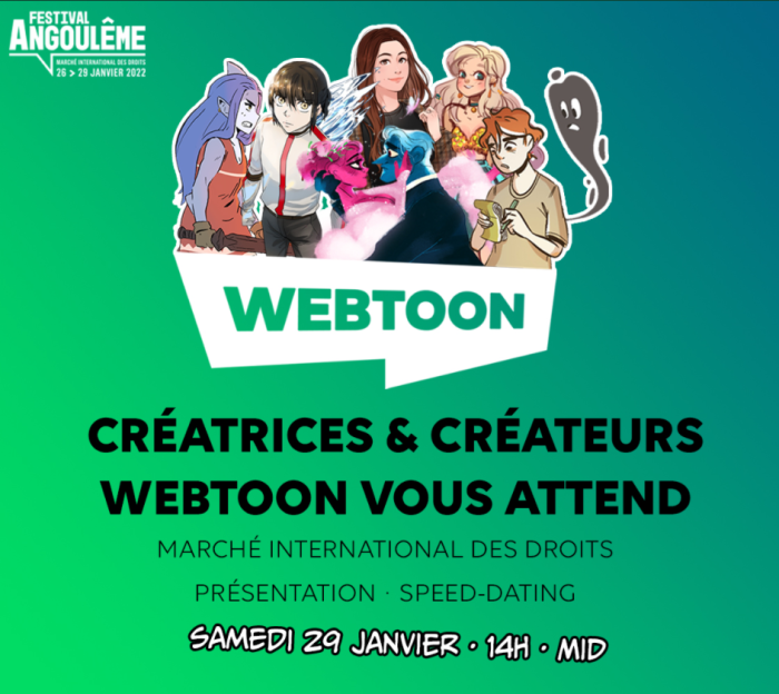 Webtoon Naver au FIBD 2022 : les bras ouverts aux auteurs français
