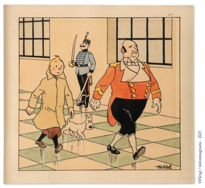 Une conférence gratuite en préambule de la vente d'une rare couverture de Tintin