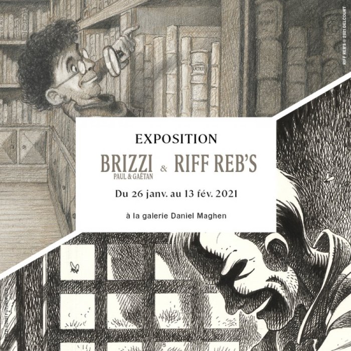 Exposition Paul & Gaëtan Brizzi et Riff Reb's (Galerie Maghen, Paris)