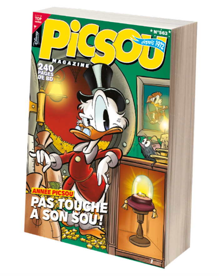 Pour fêter les 50 ans de son magazine, Picsou vous offre son sou fétiche.