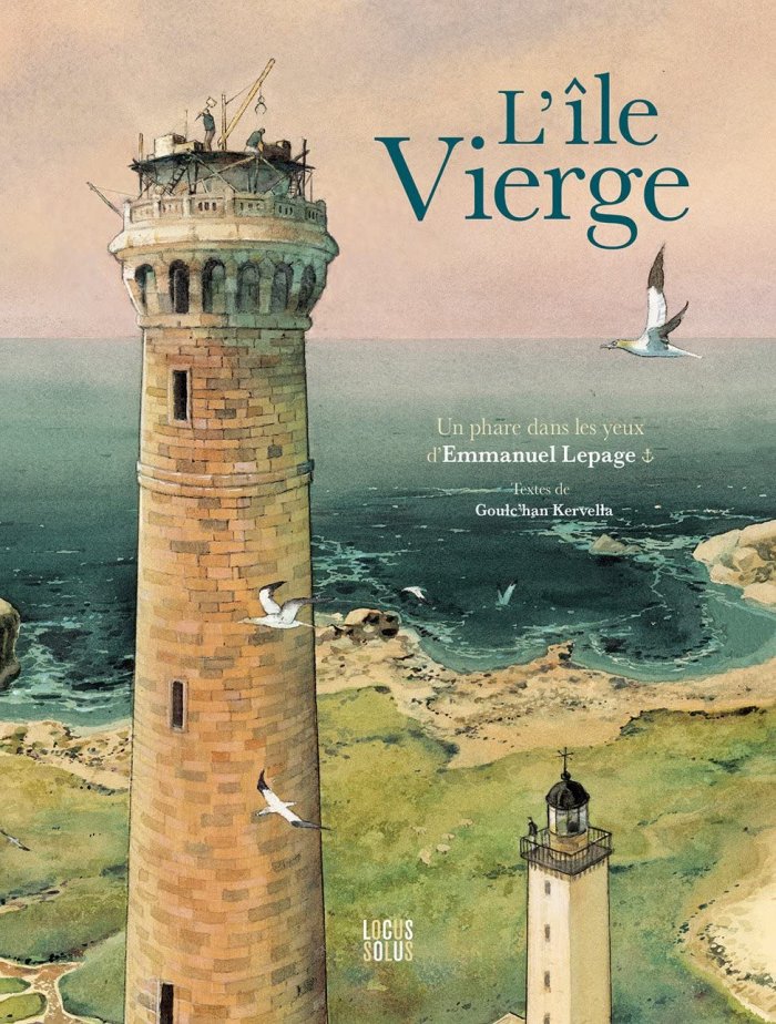 Emmanuel Lepage dessine la construction du phare de l'île Vierge