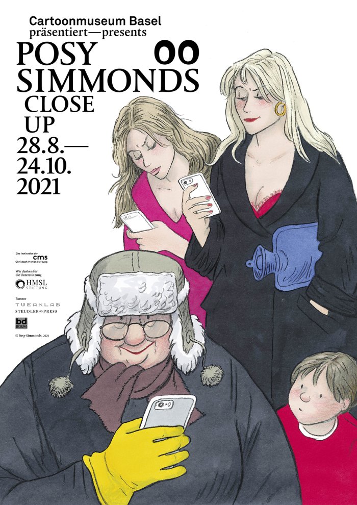 "Posy Simmonds Close Up" à Bâle : une expo sur l'art de la grande dessinatrice britannique