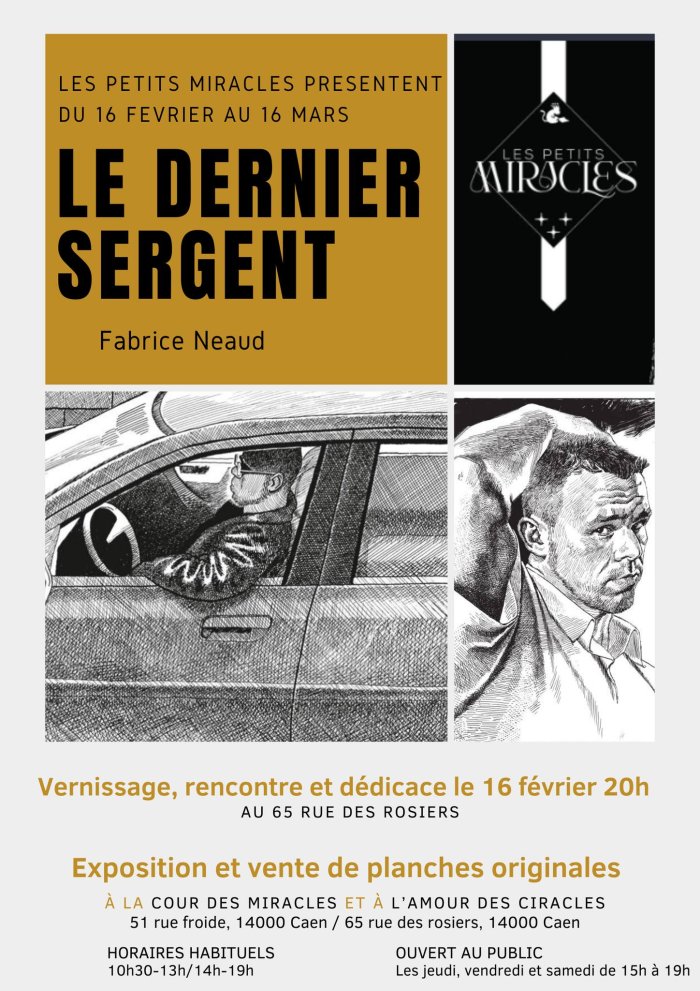 Une exposition-vente consacrée au "Dernier Sergent" de Fabrice Neaud à Caen