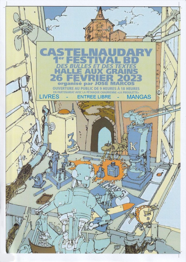 Castelnaudary : 1er Festival BD des Bulles et des Textes