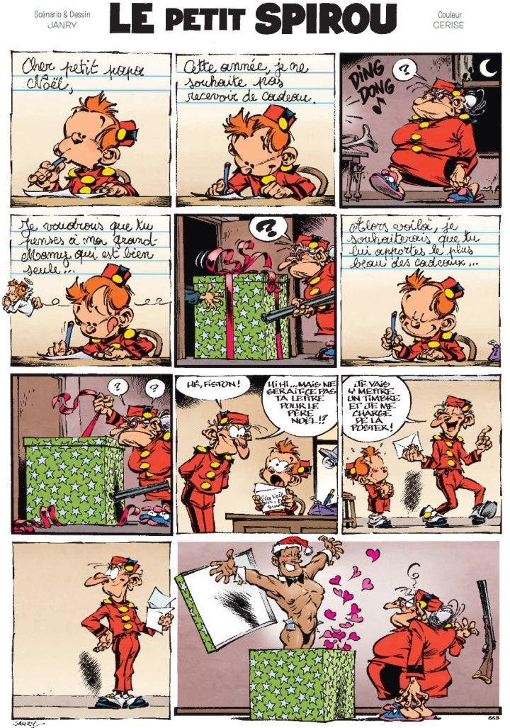 Le numéro spécial Noël de Spirou profite du retour de Champignac et de Louca !
