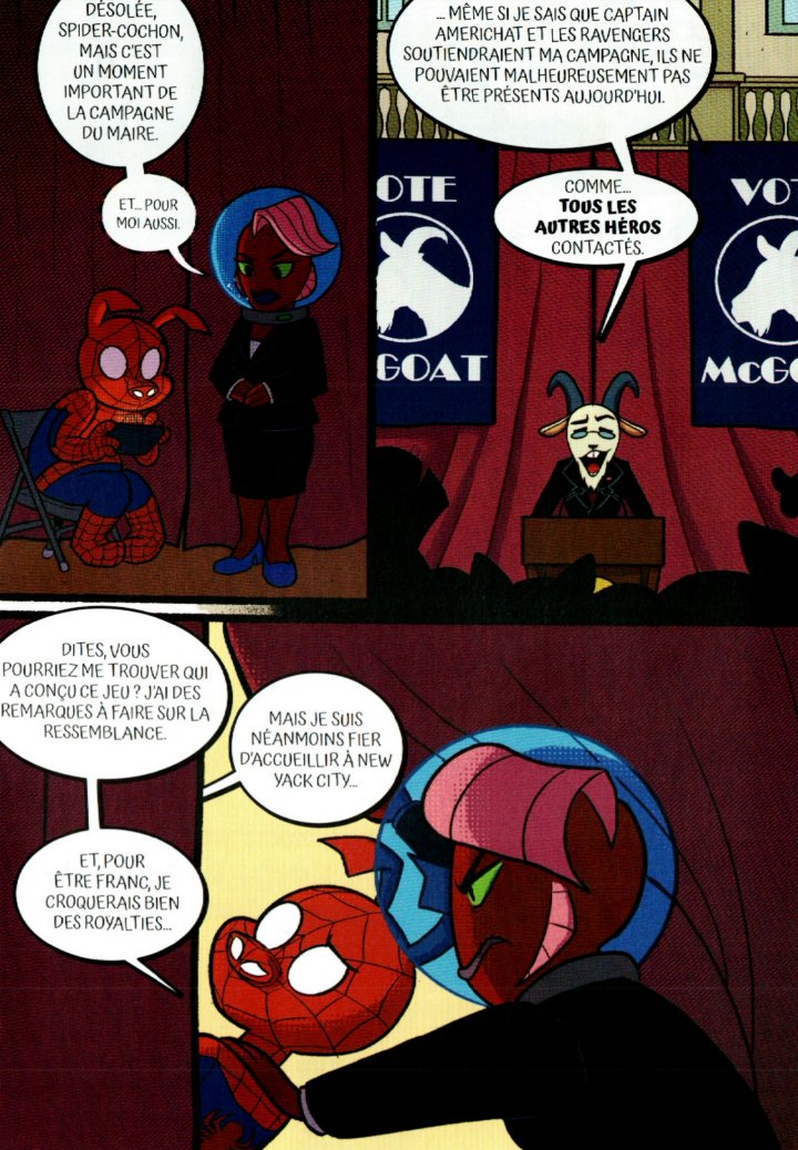 Spider-Cochon | Grands pouvoirs, aucune responsabilité – Par Steve Foxe & Shadia Amin – Panini Comics